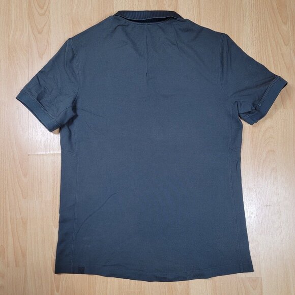 Lululemon Tech Pique Polo Shirt Men's Size Medium Vented Performance Golf Casual - Picture 7 of 8